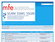 Tablet Screenshot of forum-hausarztmedizin.ch